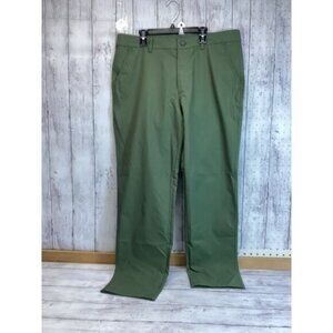 Whimsigoth heritage old money COOL Strech Men's Straight Leg Green Size 34/30